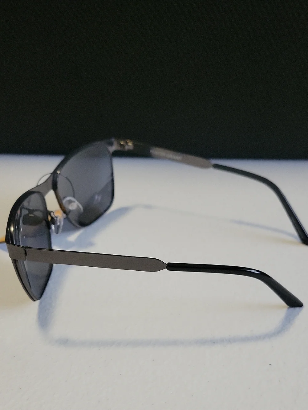 Foster Grant Men's Polarized Sunglasses - Gunmetal Frame, Gray Lenses